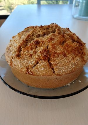 Una foto de Mini torta de vainilla versión saludable