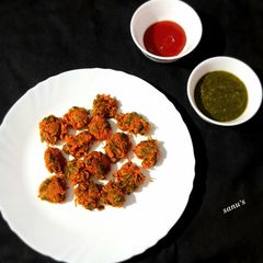 A picture of Potato And Spinach Fritters.