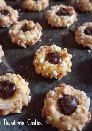 Foto resep Choconut Thumbprint Cookies