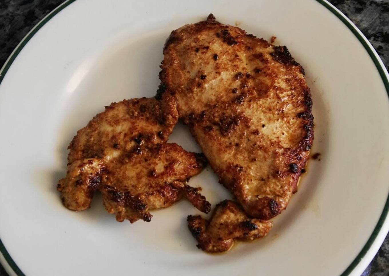 Pollo tandoori en sartén