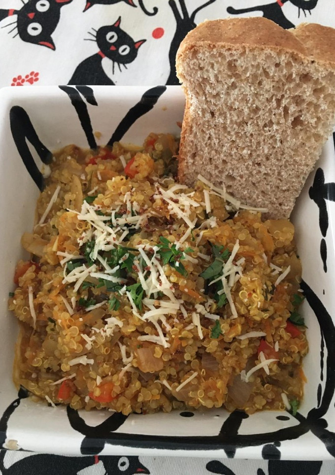 Una foto de Risotto de quinoa