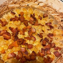 A picture of Cowboy Ground turkey tater tot Casserole.