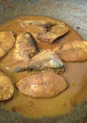 Foto resep Gulai merah ikan tongkol tanpa santan