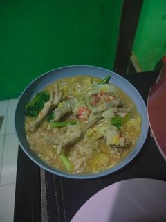 Foto resep Seblak ceker (bocil friendly)