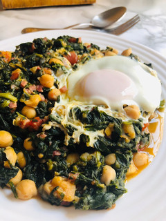 Foto principal de Espinacas con garbanzos
