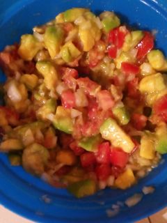 Una foto de Ensalada de aguacate