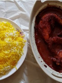 صورة لوصفة دجاج بالصوص الاحمر