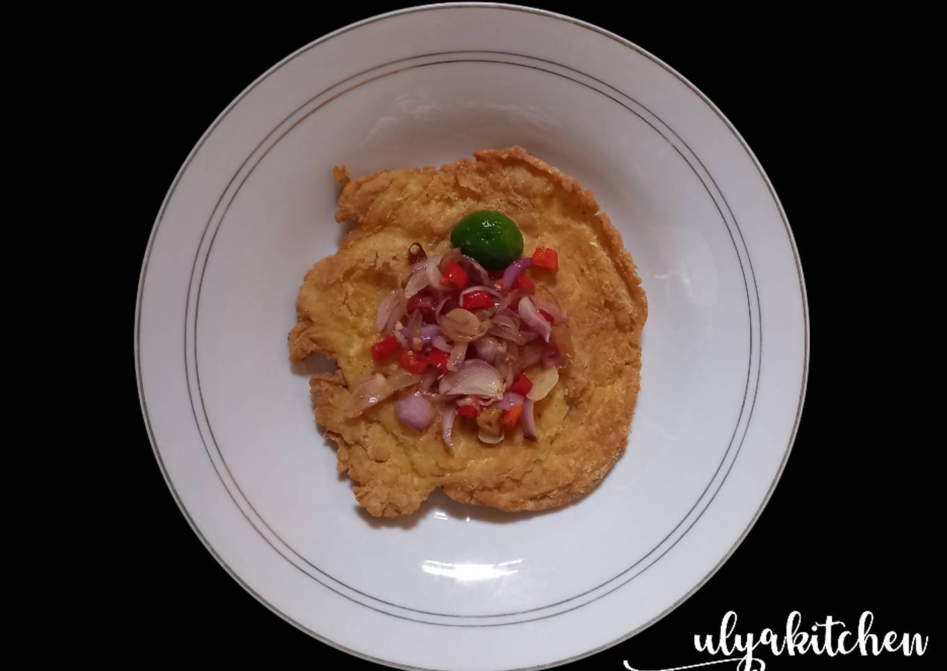 Sambal Matah dengan Telur Renyah