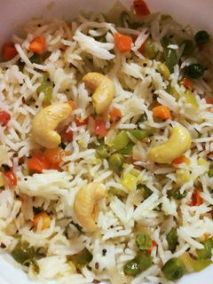 A picture of Veg pulao.