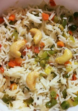 A picture of Veg pulao.