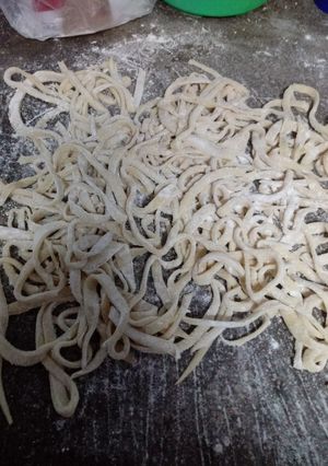 Una foto de Tallarines caseros 🍝