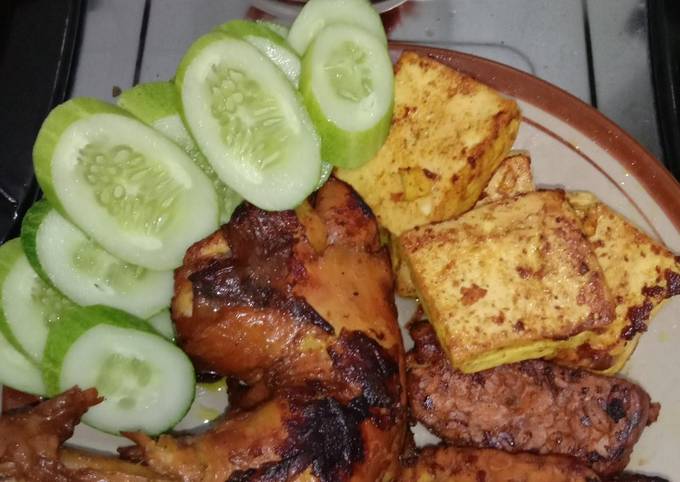 Resep Ayam And Tahu Tempe Bakar Teflon Oleh Shofuroh Cookpad