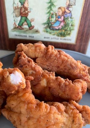 A picture of KFC-Style Chicken Strips 🍗.