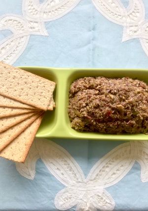 Una foto de Tapenade verde a mi manera