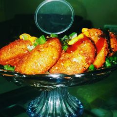 A picture of Hung Curd Kebabs.