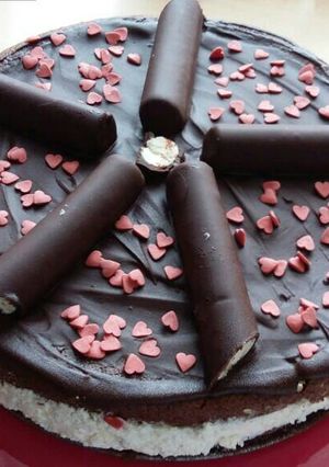 Túró Rudi torta recept fotója