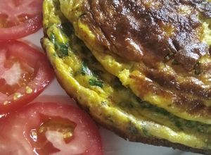 Una foto de Omelette un viaje de diez metros...🍳🌱