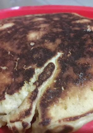 Una foto de Hotcake de galletas María