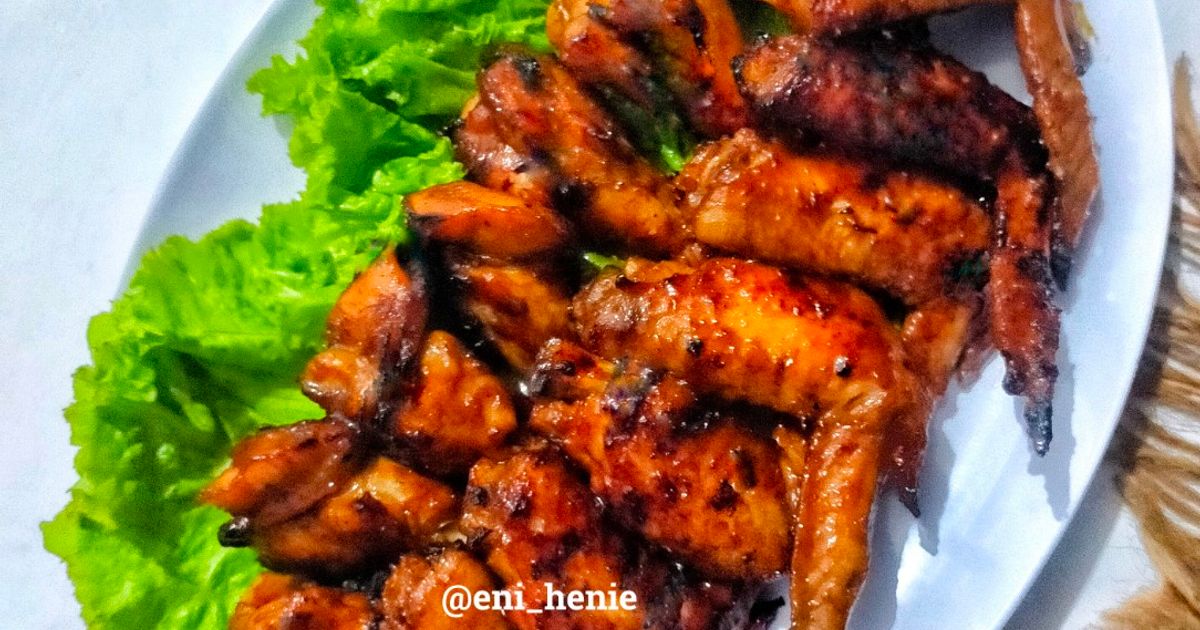929. Chicken Wings Bakar Pedas Praktis