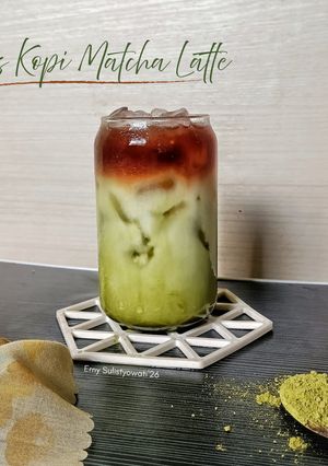 Foto resep Es Kopi Matcha Latte