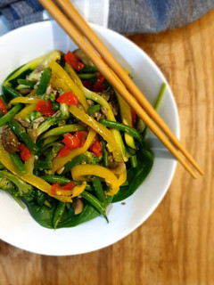 A picture of Vegetable stir fry.