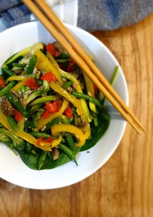 A picture of Vegetable stir fry.