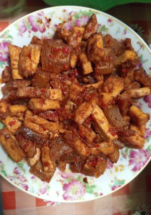 Foto resep Balado Kikil Tahu dan Tempe