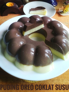 Foto resep Puding Oreo Coklat Susu