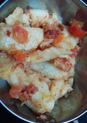 A picture of Dry Aloo.