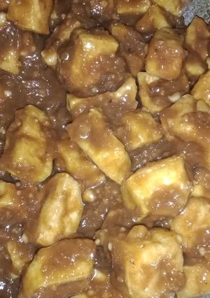 Foto resep Tahu bumbu kacang