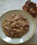 Risotto con funghi e salsiccia di Norcia