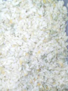 Una foto de Arroz integral con berberechos