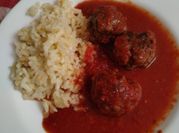 Una foto de salsa preparada
