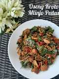 Oseng Kroto Mlinjo Pedas