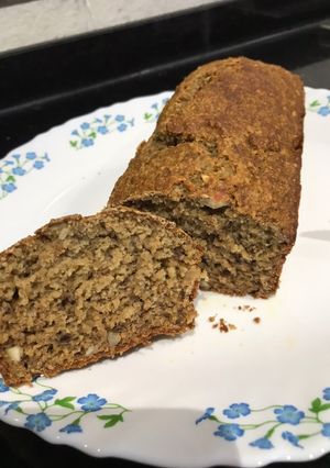 Una foto de Budín de avena y banana