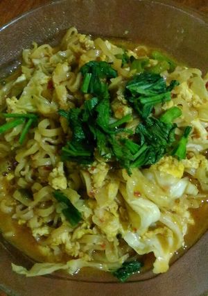 Foto resep Mie Kuah Salted Egg Jingkrak