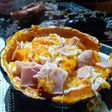 Calabaza rellena a la parrilla