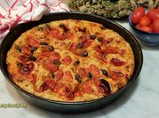 Una foto di focaccia barese