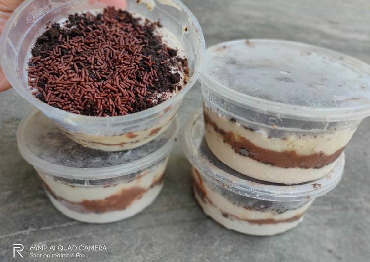 Resep masakan Oreo cheese &amp; chocolate cake ala bunda Alisha | Resep Bumbu Oreo cheese &amp; chocolate cake ala bunda Alisha Yang Enak dan Simpel