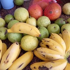 Guava, apple mange and sweet banana #charity support recipe A picture of Guava, apple mange and sweet banana #charity support recipe.