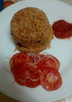 A picture of Beef pilau.
