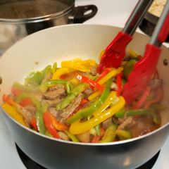 A picture of Beef Stir fry.