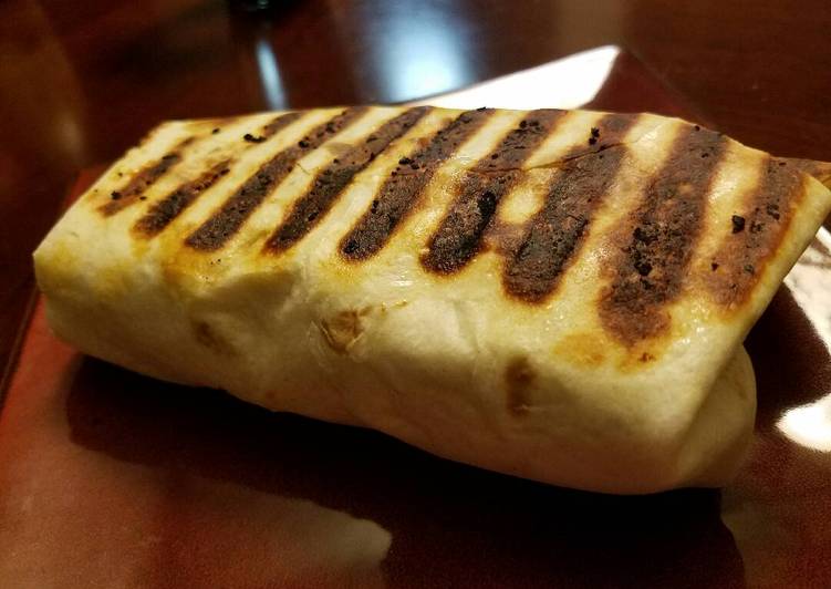 Grilled Chicken Wrap with Jicama Mango Slaw