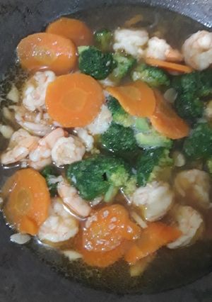 Foto resep Cah udang brokoli