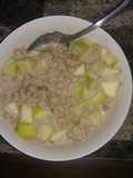 Avena con manzana y canela