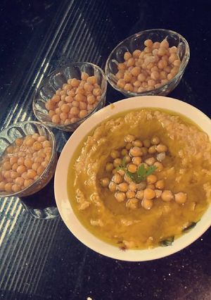 صورة لوصفة حمص و بليلة
