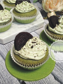 Foto resep Oreo Green Tea Cupcakes