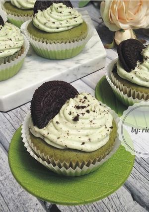Foto resep Oreo Green Tea Cupcakes