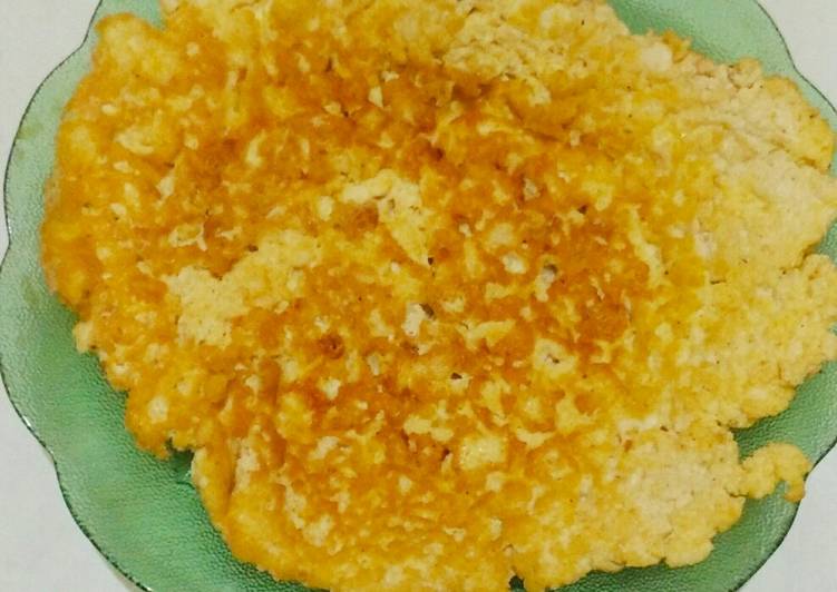 Dadar Tahu telur sederhana