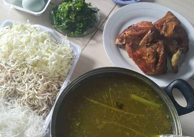 Resep Soto ayam bening jadul Anti Gagal